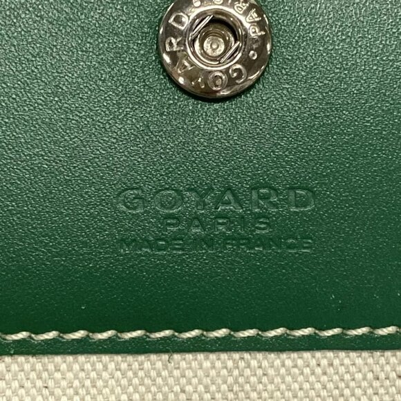 RARE Authentic Goyard Goyardine Saint Louis PM Green Shoulder Tote Bag & Pouch - Picture 8 of 13